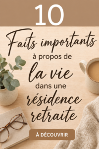 Un groupe de seniors profitant d'activités en résidence, illustrant la vie communautaire.