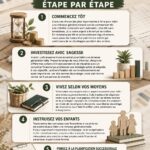 Image illustrant des familles heureuses autour d'un patrimoine construit ensemble