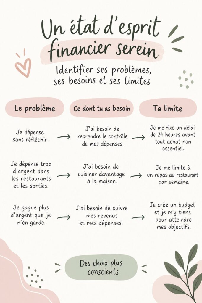 Femme réfléchissant à sa stratégie financière avec un carnet et un stylo - Bien-être financier
