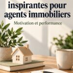 Un collage de citations inspirantes pour agents immobiliers