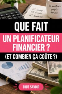 Une femme consultante discutant avec un conseiller financier, explorant ses options patrimoniales.