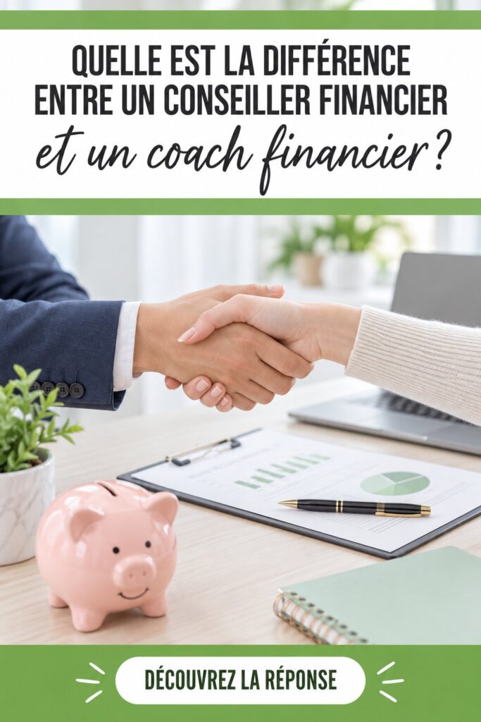 Une femme souriante consultant des documents financiers avec son conseiller.