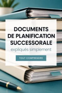 Femme examinant des documents de planification successorale pour préparer son héritage.