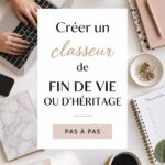 Femme organisant un dossier d'héritage pour sa famille dans un cadre chaleureux.