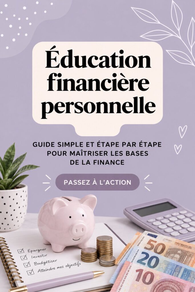 Femme souriante découvrant un guide de finance personnelle