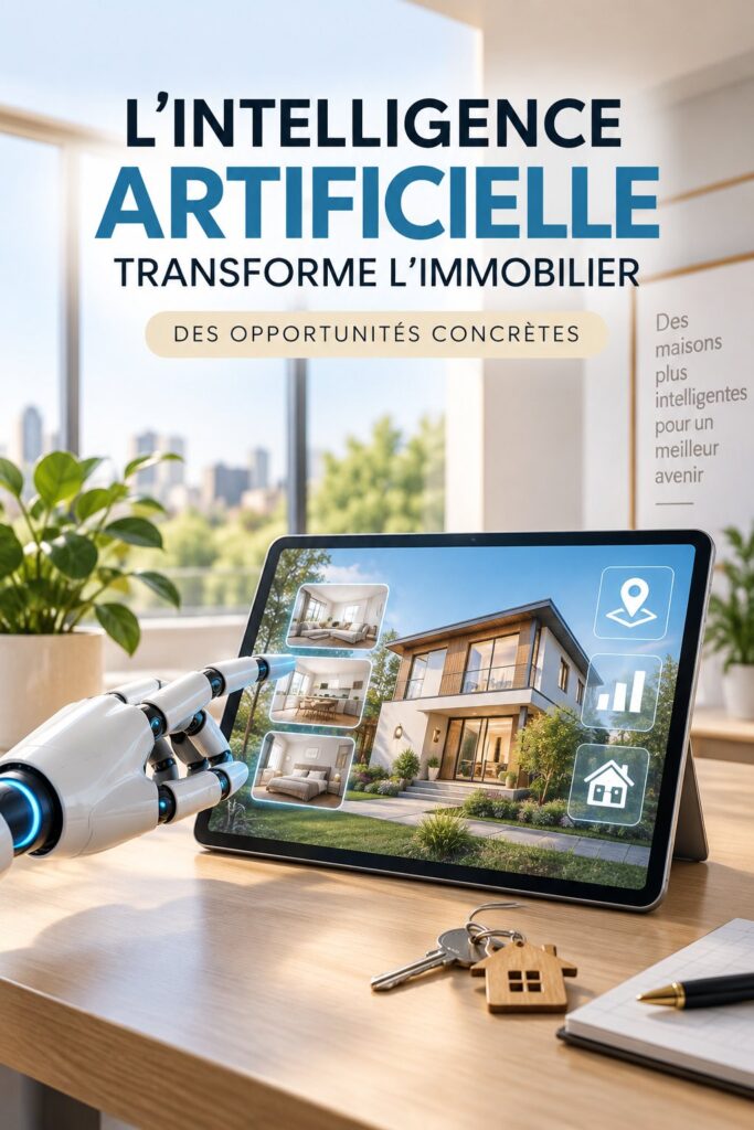 Un agent immobilier utilisant un logiciel d'intelligence artificielle pour analyser des données
