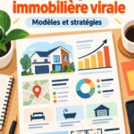 Infographie immobilière colorée illustrant des conseils d'investissement.