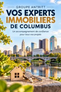 Femme consultant un expert immobilier à Columbus pour un investissement