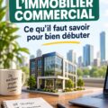 Femme tenant un plan d'immobilier commercial avec un regard déterminé, symbolisant l'investissement intelligent.