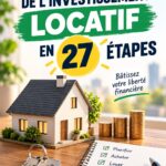 Femme heureuse examinant une maison à louer pour son investissement immobilier.