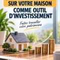 Femme calculant ses options d'investissement avec une ligne de crédit hypothécaire.
