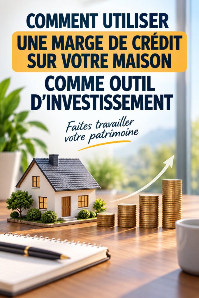 Femme calculant ses options d'investissement avec une ligne de crédit hypothécaire.