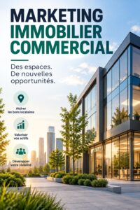 Une femme examinant des graphiques de marketing immobilier sur un ordinateur