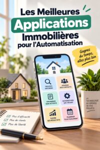 Une femme utilisant une application de gestion immobilière sur sa tablette