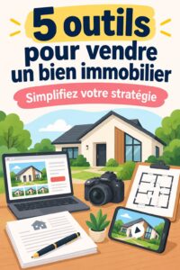 Femme utilisant des outils numériques pour son marketing immobilier