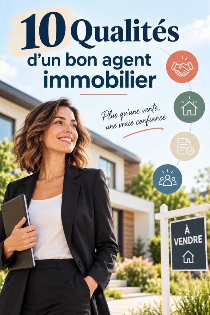 Une femme discutant avec un agent immobilier lors d'une visite de propriété, représentant la recherche du bon accompagnement.
