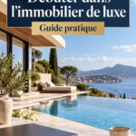 Femme explorant des projets immobiliers de luxe avec enthousiasme et détermination