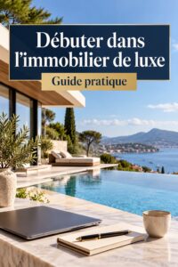 Femme explorant des projets immobiliers de luxe avec enthousiasme et détermination