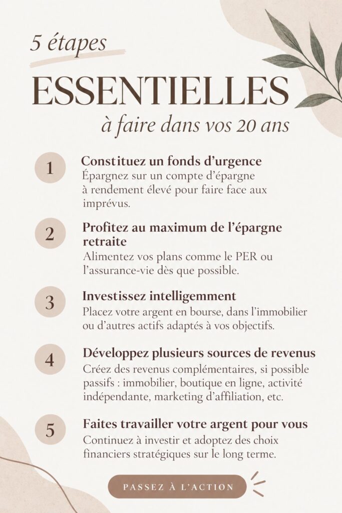 Femme souriante examinant des documents financiers sur une table, symbolisant la gestion financière.