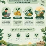 Une femme réfléchissant à l'indépendance financière à travers ses investissements