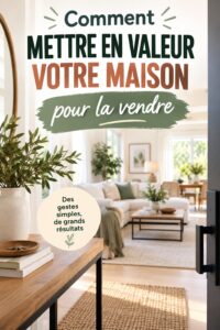 Maison bien mise en scène pour la vente, avec décor moderne et accueillant.