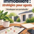 Femme agent immobilier discutant avec un client potentiel, illustrant la prospection immobilière.