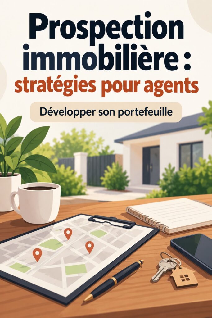 Femme agent immobilier discutant avec un client potentiel, illustrant la prospection immobilière.
