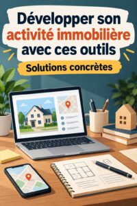Femme souriante consultant des documents immobiliers pour optimiser son patrimoine