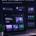 Interface de portfolio moderne pour développeur frontend