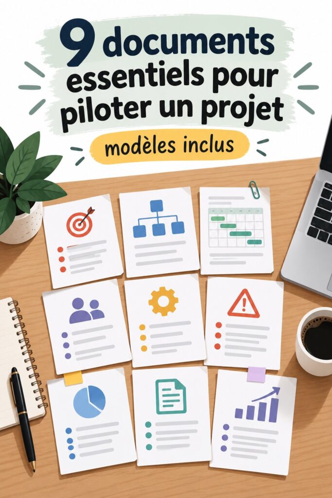 Une femme prenant des notes tout en consultant des documents de projet, représentant l'organisation et la gestion.