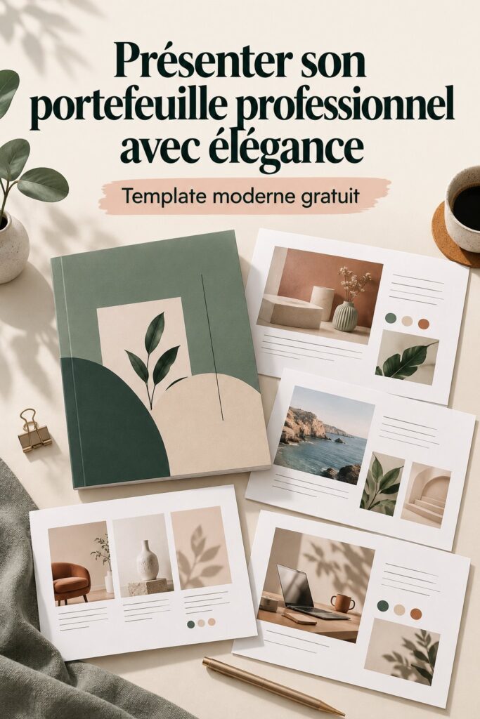 Femme présentant son portfolio élégant lors d'un entretien professionnel