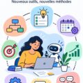 Illustration d'un projet de construction avec une intégration de l'intelligence artificielle.