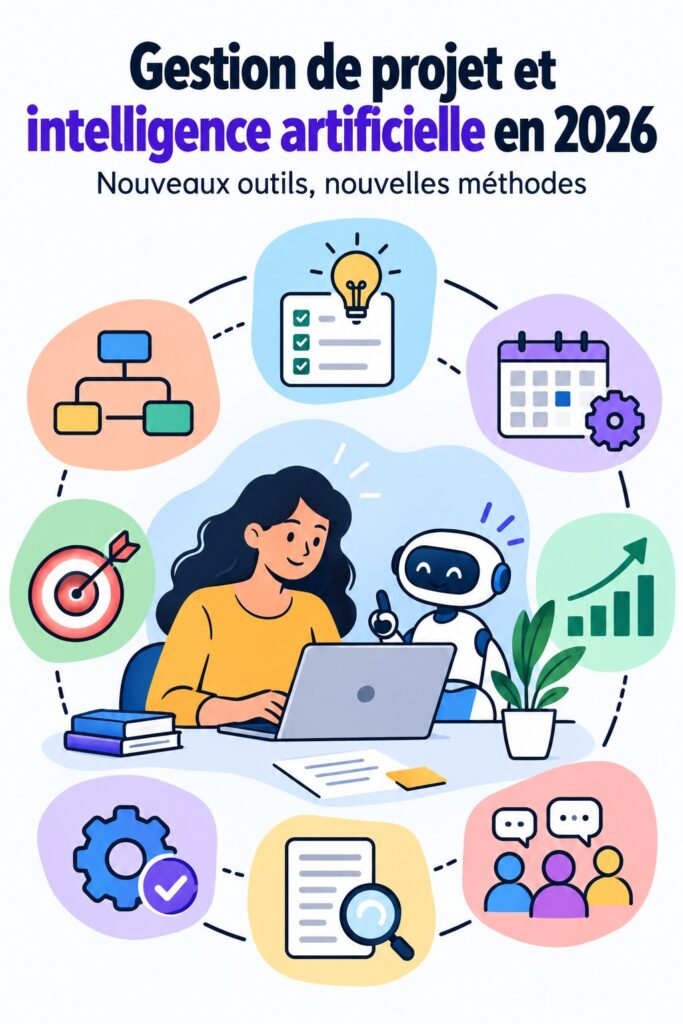 Illustration d'un projet de construction avec une intégration de l'intelligence artificielle.