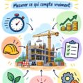 Indicateurs clés sur un chantier de construction