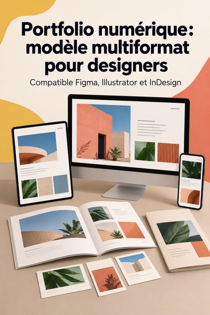 Un modèle de portfolio numérique multiformat pour designers