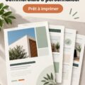 Modèle de proposition commerciale à personnaliser, adapté à l'immobilier