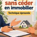 Femme négociant un bien immobilier avec assurance