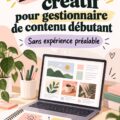 Un screenshot d'un portfolio créatif illustrant des projets de gestion de contenu.