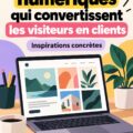 Un exemple de portfolio numérique attirant qui convertit les visiteurs en clients