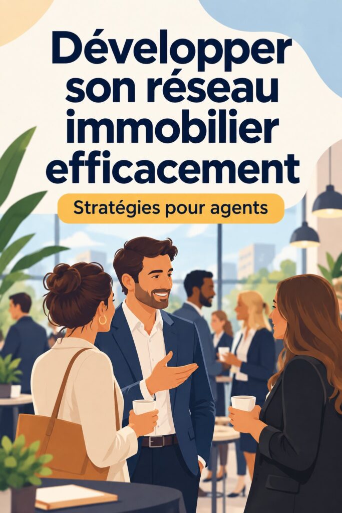 Femme réseautant lors d'un événement immobilier, illustrant les stratégies de réseautage.
